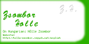 zsombor holle business card